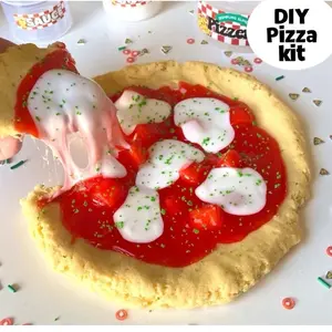 DIY pizza slime kit