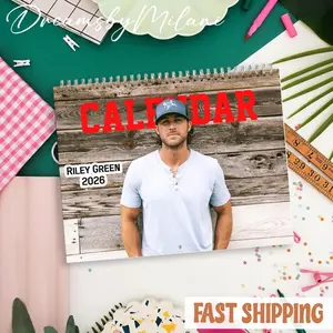 New Riley green 2026 Calendar, Gift For Fan, 2026 Calendar