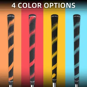 Rubber Golf Grip - Standard Medium Size, Spiral Stripe Design, Suitable for Iron and Wood, Enhances Control, Reduces Hand Fatigue, Grip Enhancement, Striped Grip, Comfortable Grip, Excellent Replacement Tool, Golf Accessories