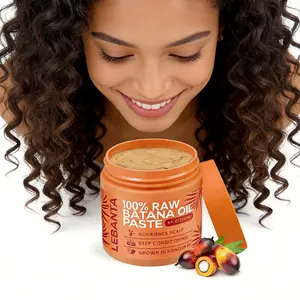 Lebanta 100% Raw Batana Oil Paste from Honduras - Deep Conditioning Hair Mask for Growth 4 fl oz, Strength & Split End Repair
