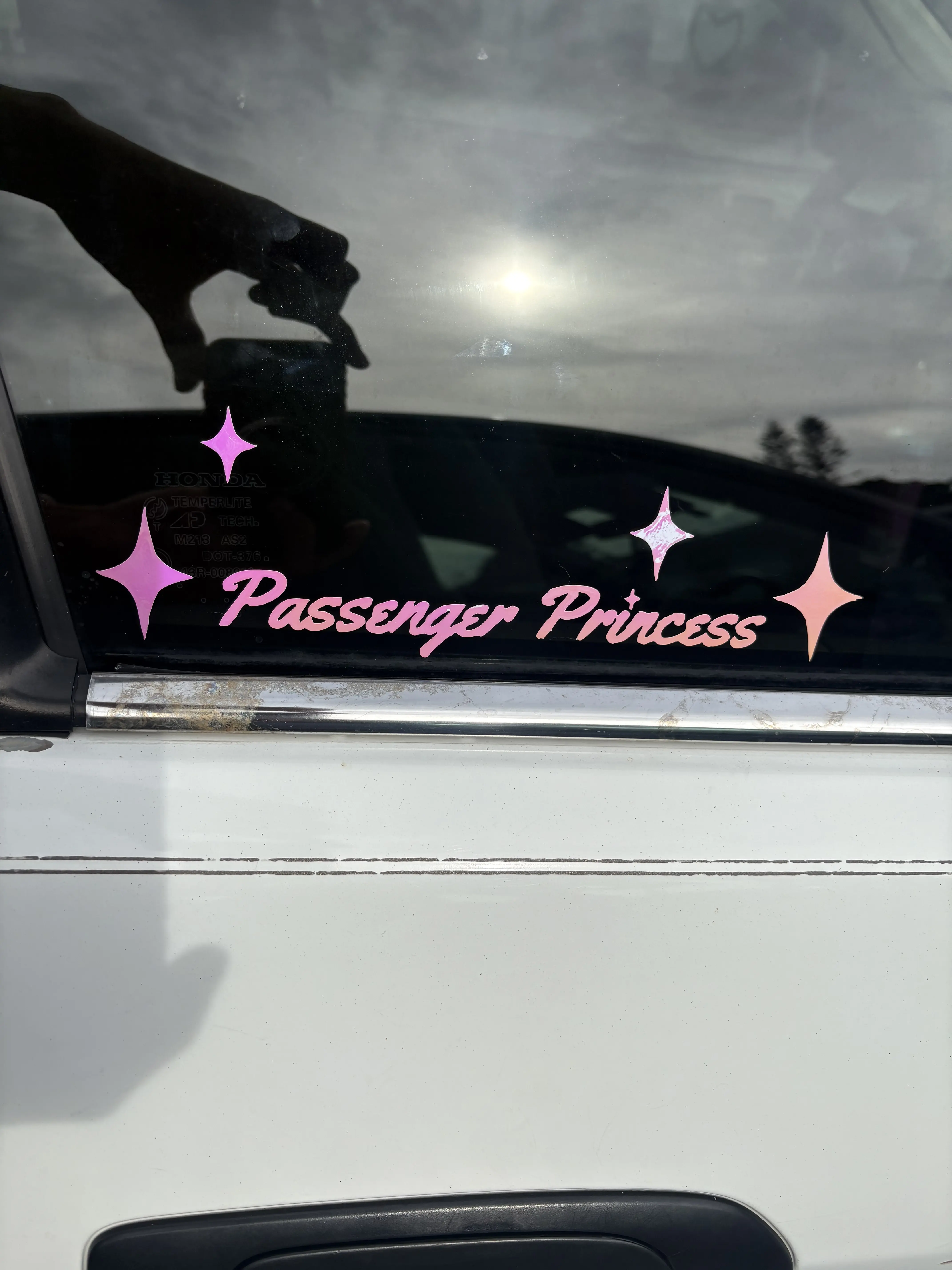 Custom passenger princess Vinyl Decal for Motorcycle, Automotive Exterior/Interior Decorative Sticker