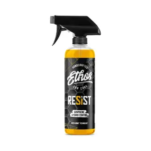 Ethos RESIST Graphene Spray Coating for Cars – Graphene Ceramic Coating Spray, Extreme Hydrophobic Protection, Gloss Enhancement, Ceramic Coating for Cars – 16oz