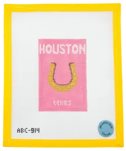 Houston Book Mini Needlepoint Canvas