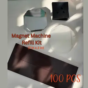 100pcs 2x2 Magnet Supplies for Magnet Makers | Maker Materials Refrigerator Magnet Materials | Fridge Magnet Materials