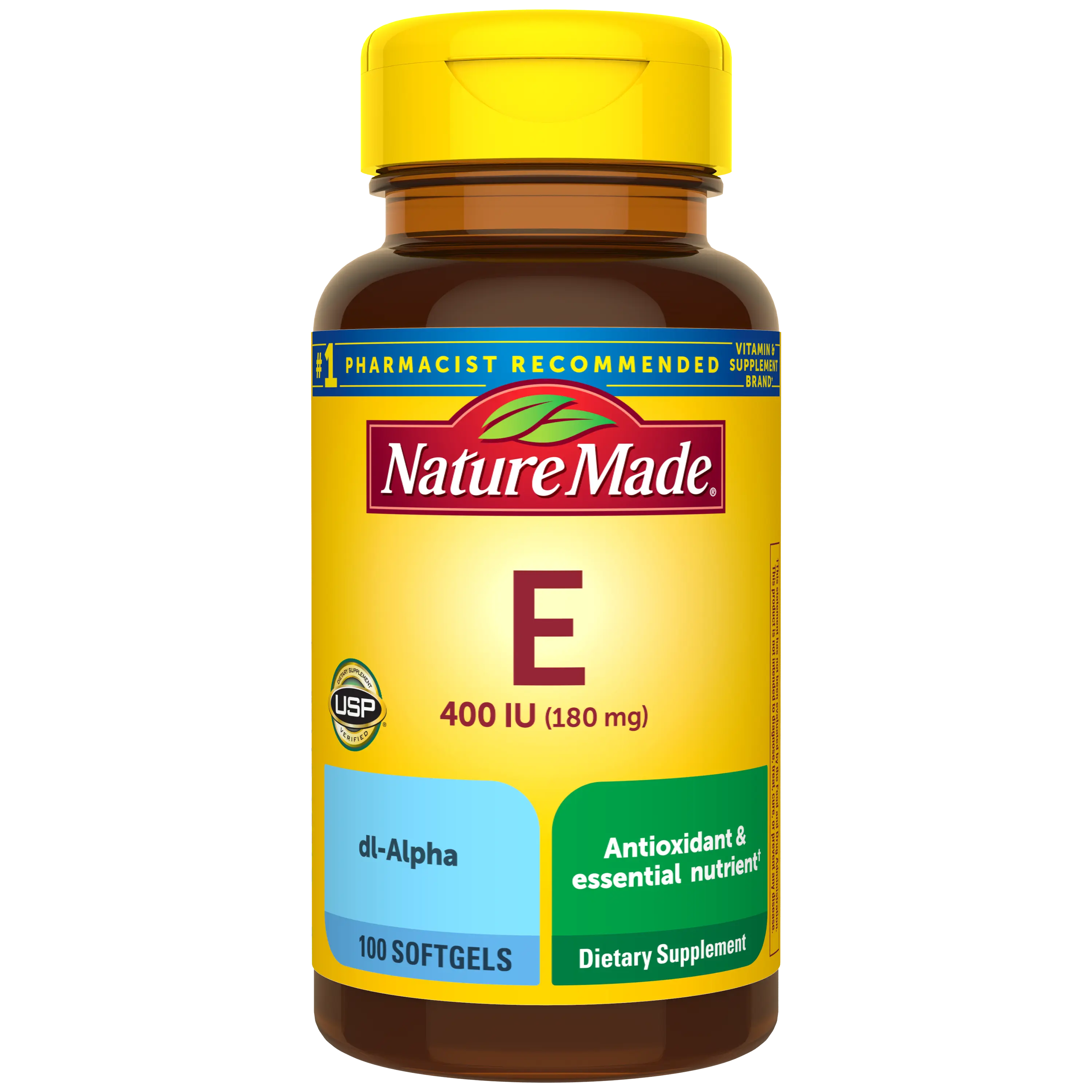 Vitamin E 400 IU (180 mg) dl-Alpha Softgels