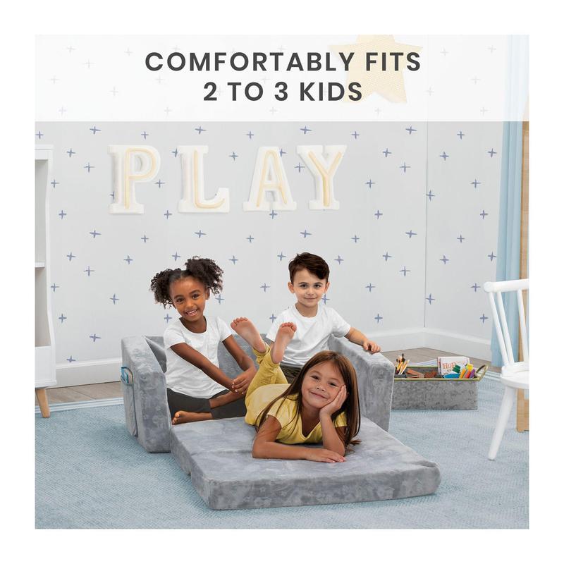 Serta Perfect Convertible Sleeper Extra Wide Grey