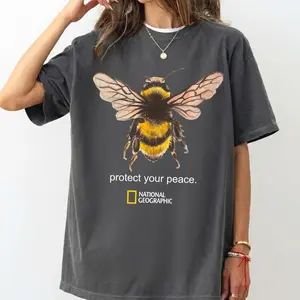 National Geographic Bee T Shirt ,funny Bee Tee ,gift For Her, Woman T-shirt