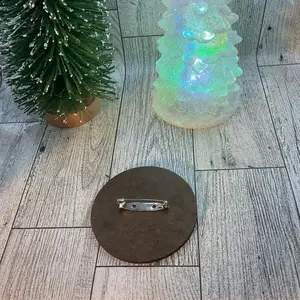 Set of 20 Blank 2.5 inch Unisub Sublimation Hardboard Buttons