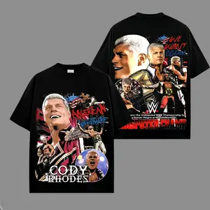 'The American Nightmare' Cody Rhodes v3 WWE Legend Premium Wrestling T Shirt 100% Cotton T-Shirt The Charismatic Army, Team Xtreme Shirt, WWE Fans Shirt, WWE Event Outfit