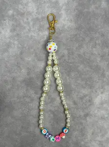 Bubble Gum Beaded Wristlet Strap for Wallets/ Phone Cases