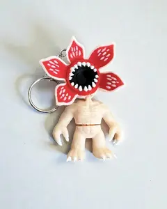 Demogorgon Flexi Keychain | Flexible Fidget Keychain | Spooky Mythical Fan Art |