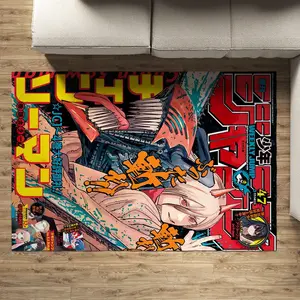 Chainsaw Man Rug, Anime Area Rug Carpet ,Popular Rug,Gift Ideas