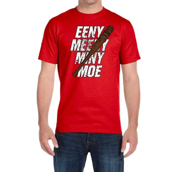 Negan Eeny Meeny Miny Moe Bat Men's T-shirt - Poly-cotton Tshirt