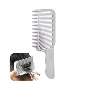 Hair Cutting Comb Fade Blending Tool 1 Piece Professional V-Shaped Graduated Scale for Precision Trimming with Long Ergonomic Handle Barber Stylist Style Salon Hairdressing and Home Men Styling Grooming Hair Styling Tools