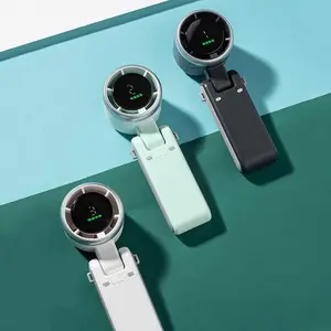 Portable Handheld Turbo Fan - 5 Gear Wind, Up to 10 Working Hours, 4000mAh Battery Operated, 3 IN 1 Rechargeable Fan with Air Turbo Tech for Outdoor Activities