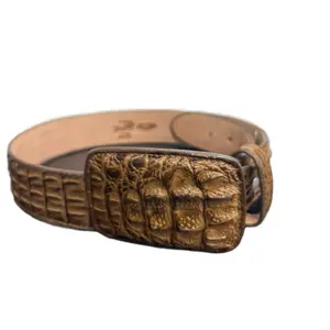 Exotic Animal Skin Imitation Belt for Men - Cinturón de Piel Vacuna con Imitación de Piel de Animales Exóticos Belts