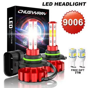 For GMC Sierra 1500 2500HD 3500 2002-2006 6000K 9006 LED Headlight LOW Bulb 2pcs