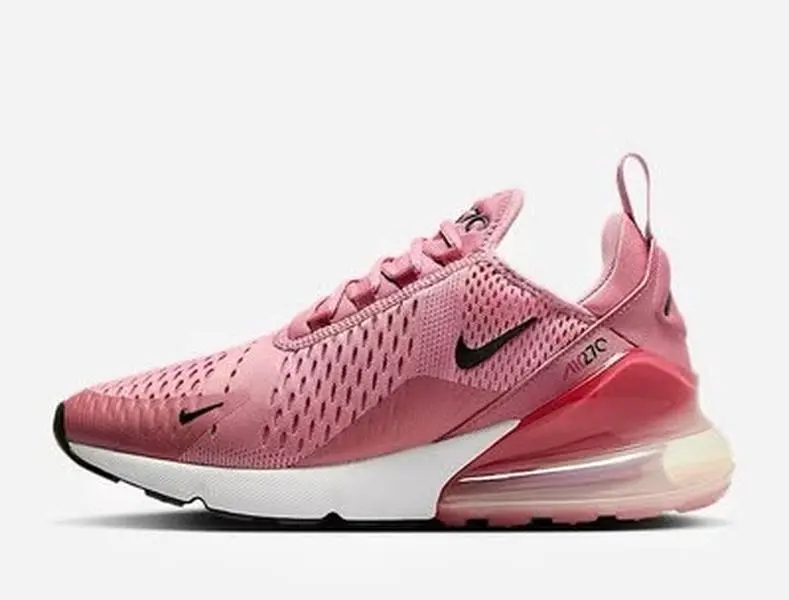Nike Air Max 270 Pink White Red Womens Sneakers