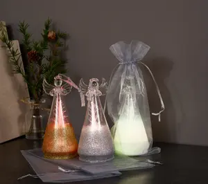 Mr. Christmas Set of 3 Mixed Metallic Fiber Optic Ornaments