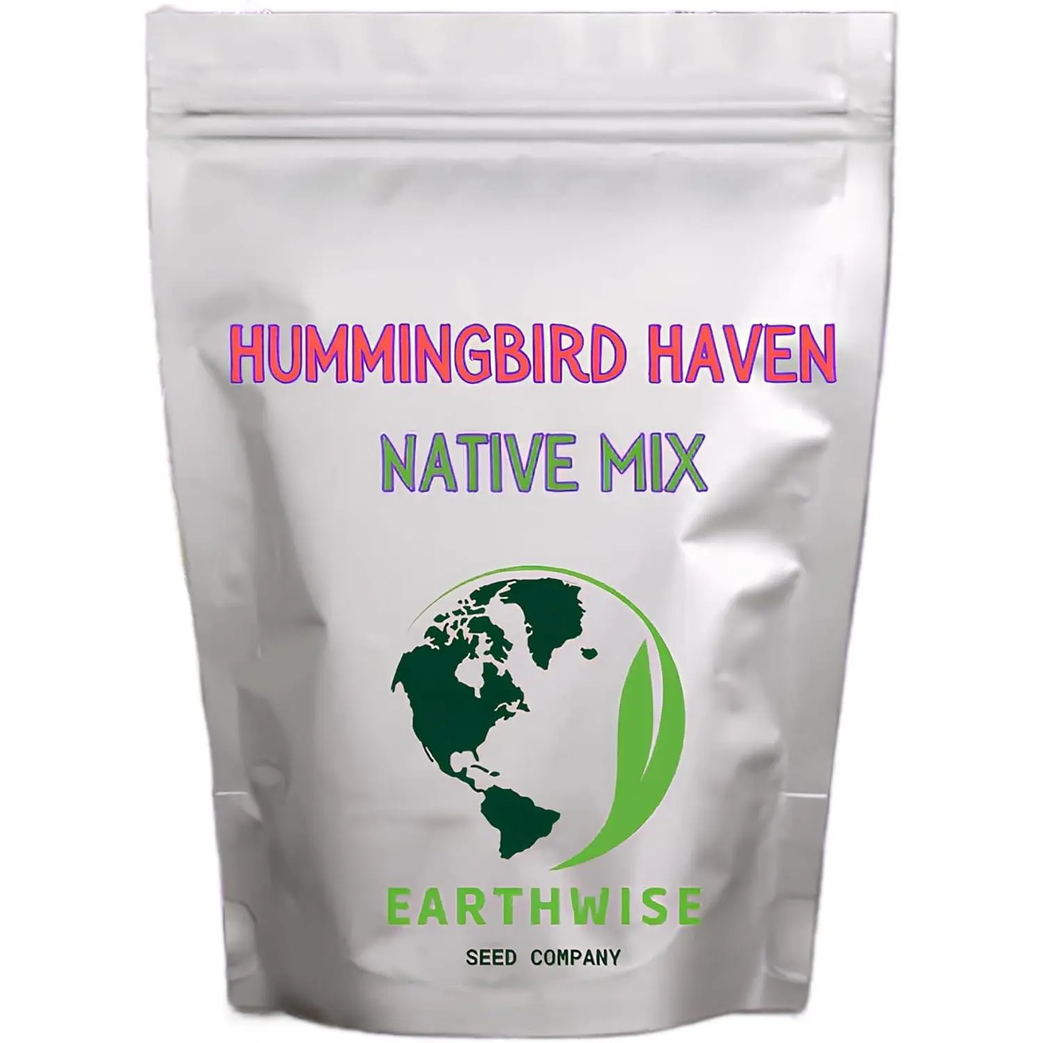 Earthwise Organic Flower Garden Seed Pack - Sustainable, Easy to Grow, Enriches Bare Soil, Attracts Hummingbirds, 0.5lb, Covers 1200 sq ft, Includes White Clover Seed