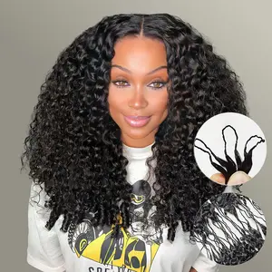 【Lowest Price 】Tahikie Burmese Curly Crochet Human Hair For Miracle Knots Human Hair Feather Water Wave Curly Wave Crochet Human Hair For Miracle Knots  Pre- Separated 50g/Pack Recommended #TiktokShopSpringGlowUp #RefreshedLook