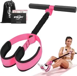 2026 Upgraded Durable Pedal Resistance Band with Handle, Thickened Latex Tubes and Soft Foam Fabric Foot Pedal, Sit Up Exercise Equipment for Abdomen, Waist, Arm, Core/ABS, Leg, Physical Therapy