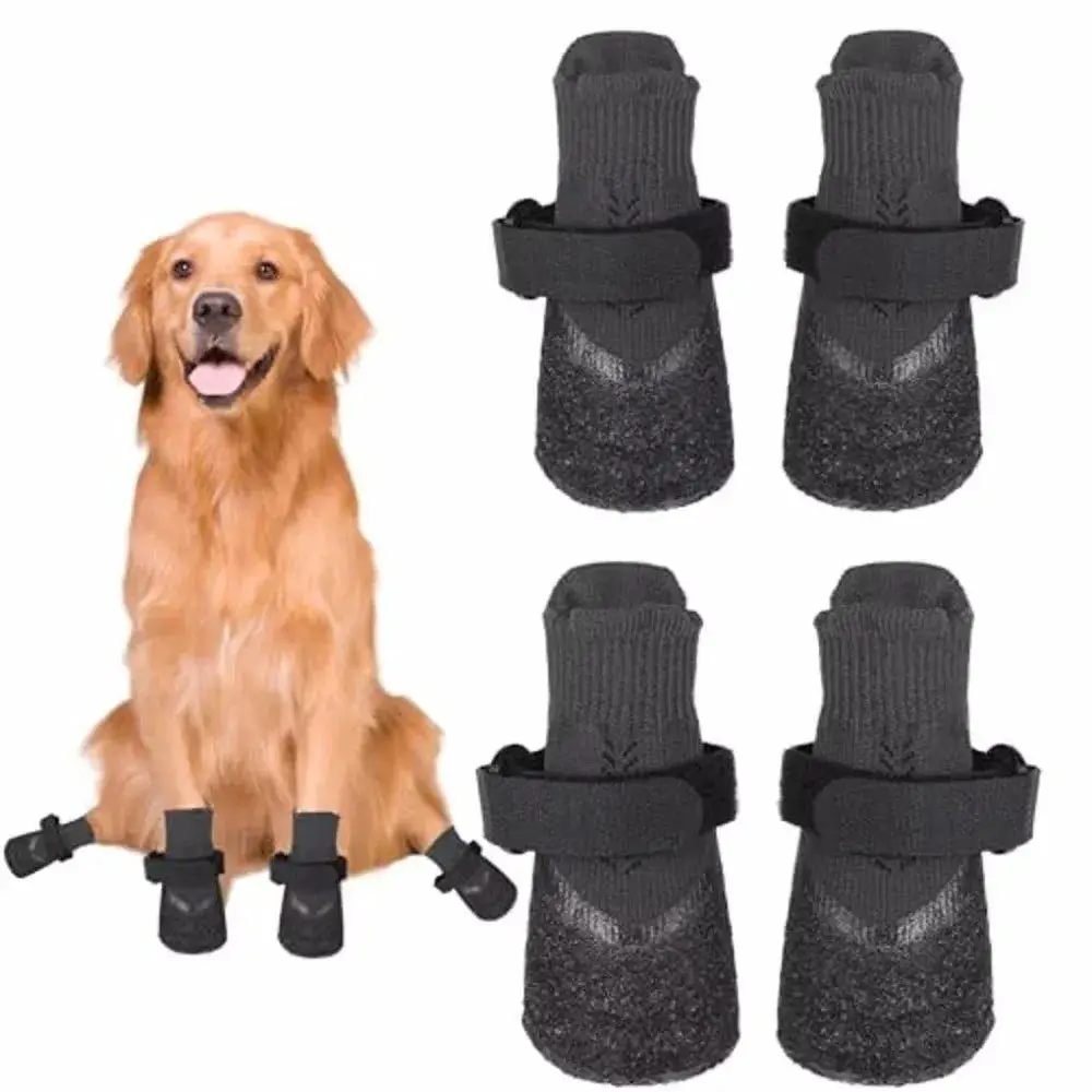 Waterproof Dog Shoes 4-Pack – Non-Slip Anti-Dirt Paw Protectors