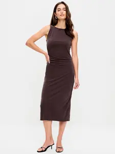 Old Navy Women's Sleeveless Draped Midi Dress