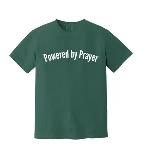 Powered By Prayer Tee - Christian Top for Prayer - Streetwear Tshirt
