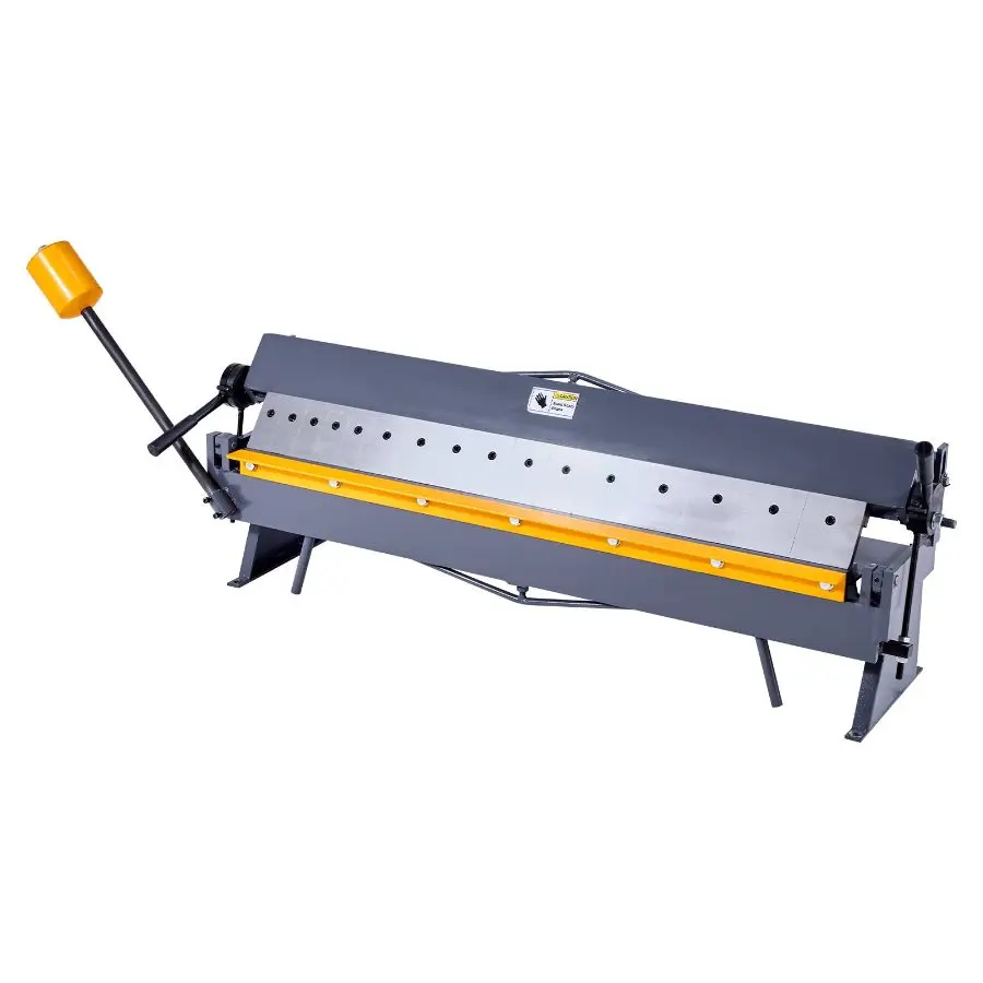 VEVOR Box and Pan Brake, 48 in Sheet Metal Bending Brake, 16-Gauge Mild Steel Capacity, 0-135 Degree Adjustable, Metal Bender Machine with 16 Fingers, Heavy-Duty Aluminum Folder for Precise Bending