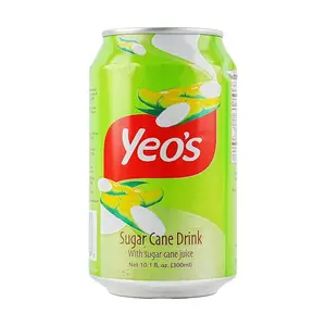 Yeo's Singapore Sugarcane Drink, 300ml Cans - Refreshing Natural Sweetness