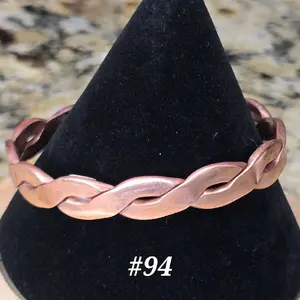 #94 - Pure Copper 6" x 1/2" Cuff Bracelet – Handmade Artisan Jewelry – Unisex – Gift Ready