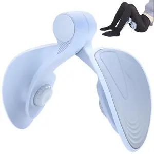 Upgraded Spopal Thigh Master - Women's Fitness Exerciser, Pelvic Floor & Kegel Trainer, Leg-Arm-Hip Strengthener with 5 Resistance Bands (Blue)