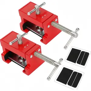 Cabinet Clamp, Cabinet Hole Punching & Fixing Clamp, Durable Clamp for Accurate Cabinet Assembly, Woodworking Fixing Clamp, DIY Woodworking Accessories, Adjustable Clamp Height