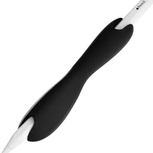 Silicone Grip Handle for Apple Pencil 2, Compatible with Apple Pencil Pro, USB-C Model, Anti-Slip Texture, Ergonomic Dual-Head Design