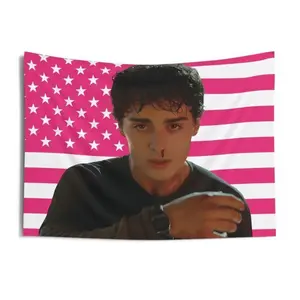 Will Byers Pink American Flag Tapestry – Indoor Wall & Room Decor