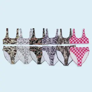 Adult Women Camouflage Summer Swimsuit - Comfortable Fit, Versatile Design, Ideal for Summer Wear