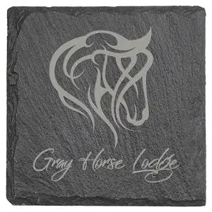 Square Slate Coasters 4"x4"