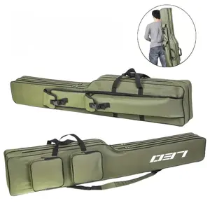 1 pc Fishing Rod Reel Storage Bag Portable Storage Bag Large Capacity Protective Fishing Tackle Suitable for Travel Fishing Fishing Pole Bag