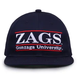 Gonzaga Hat Retro Snapback Bar Design