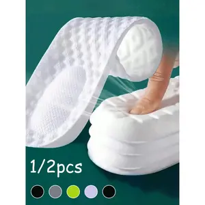 Ultra-Soft Running Shoe Insoles, Soft Cushioned Insoles, Shock Absorbing Foot Support, Valentine Heart Decor Knit Sweater, Multiple Colors Available, Unisex