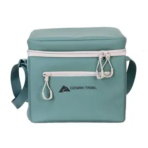 Ozark Trail 6-Can Soft-Sided Cooler with Removable Hard Liner, Green