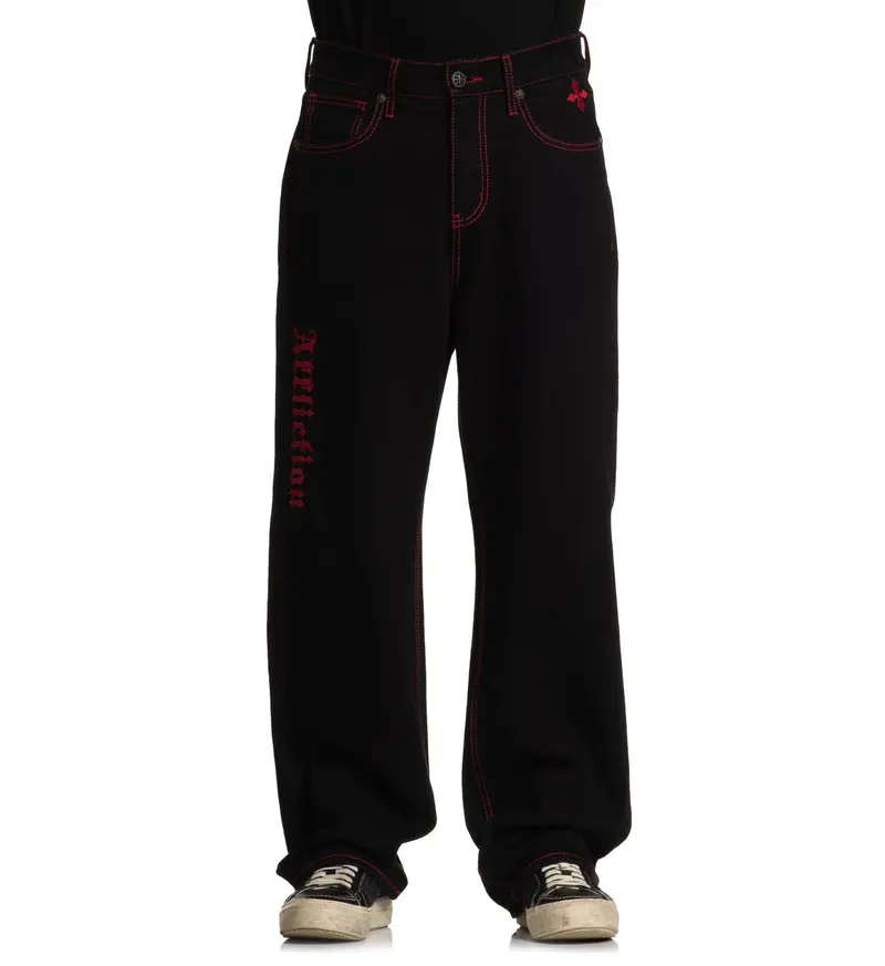 パンツ 00s affliction straight-leg jeans rock Affliction Mechanic Dark Wash Jeans | Zumiez