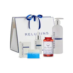 Relumins Night Recovery Set – Gluta1000 Capsules, Repair Lotion, AHA Serum & Cleansing Soap - Hydration, Radiant Appearance, Smooth Texture Daily Skincare Bundle This Summer Time