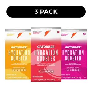 Gatorade | Hydration Booster Powder | Single-serve powder | 3 Count Bundles Gatorade | Hydration Booster Powder | Single-serve powder | 3 Count Bundles