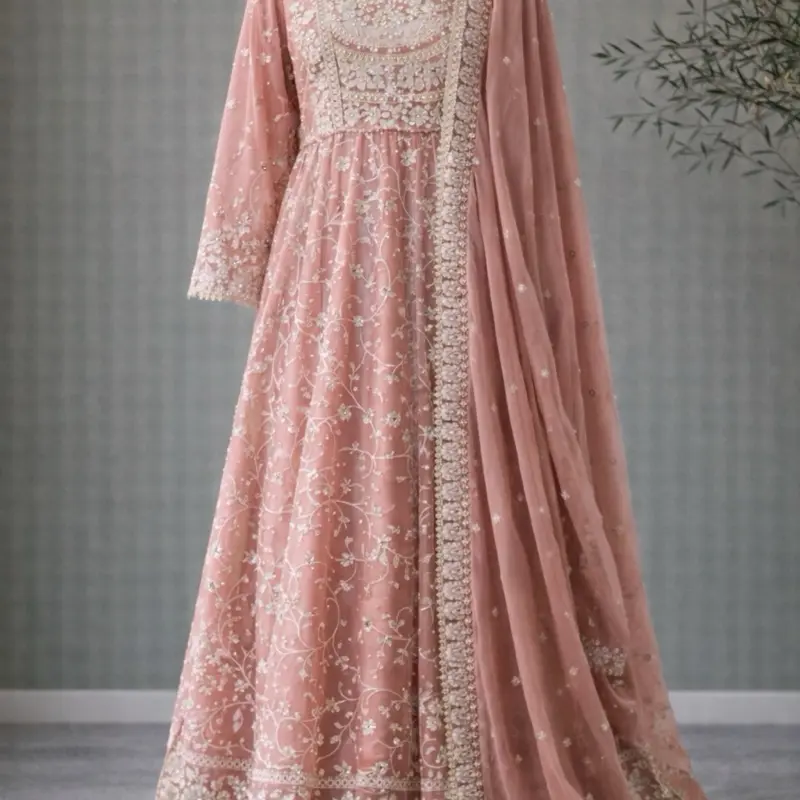 Trending pakistani Nikkha gown