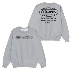 2-Sided Macrodata Refinement Vintage T-Shirt, Sci-Fi Dystopia Tee, Inspired by the Severance Series, Employee of the Month Heritage Society Shirt Classic Cotton Menswear Sweatshirt