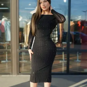 Rhinestone midi dress