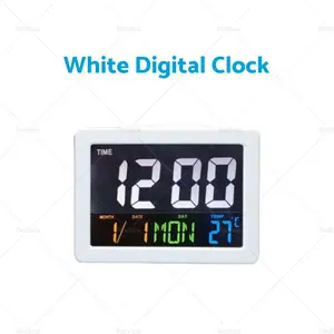 Digital Home Large Big Jumbo LED Wall Desk Clock With Calendar Temperature AU