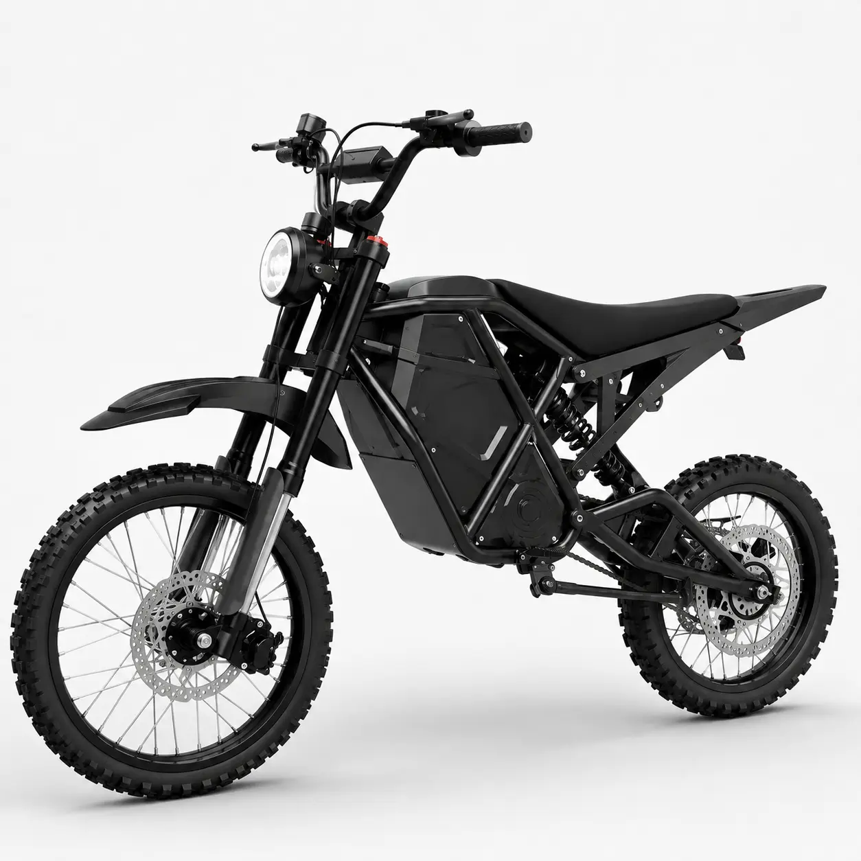 Adult All-Terrain Electric Bike - 1000W Rated, 2600W Peak Mid-Drive Motor, 34.8MPH Max Speed, 31-34 Mi Range, Adjustable Front & Rear Hydraulic Shock, Oversized LED Headlight, 48V 20.8Ah Lithium Battery, Hunting & Daily Commuting Vehicle